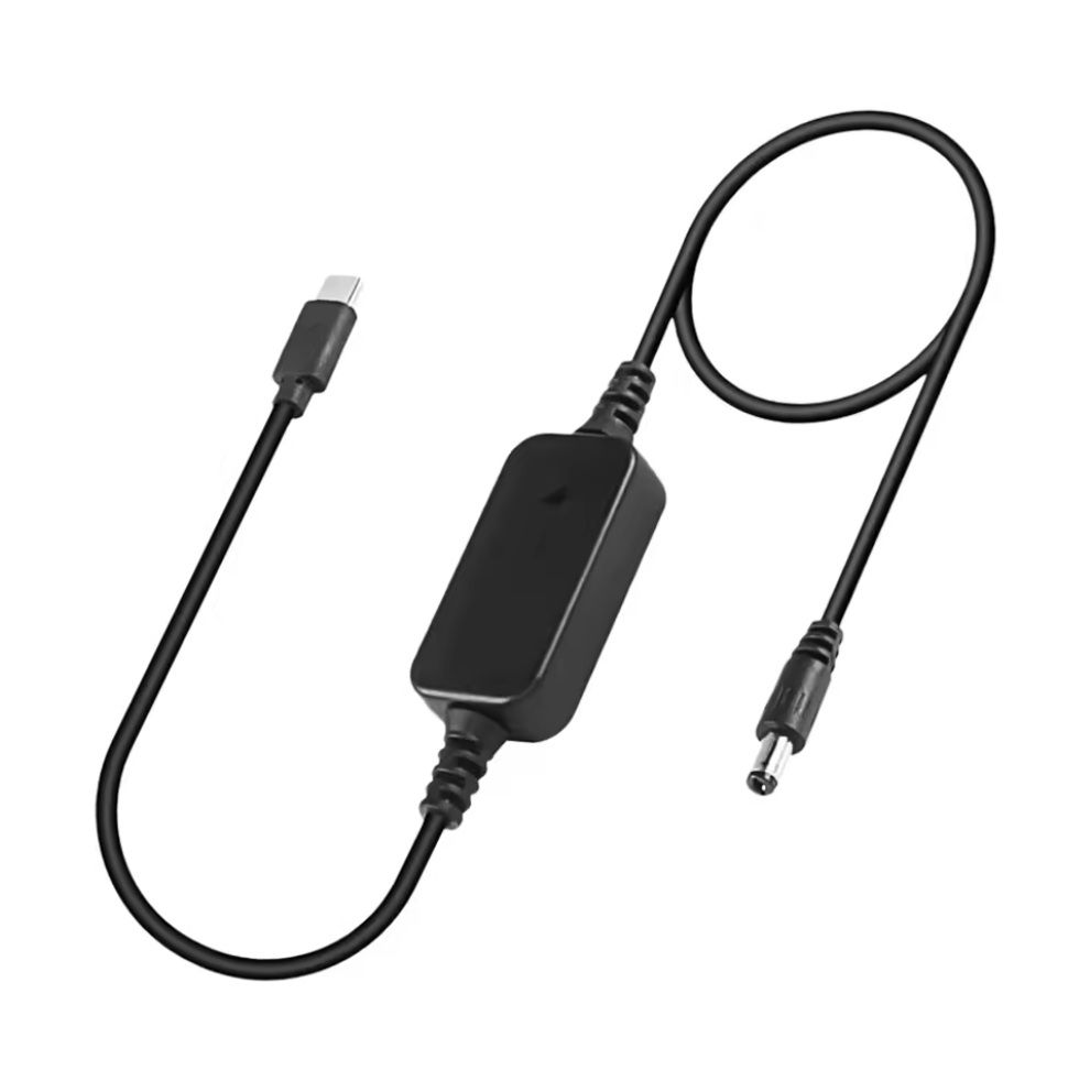 Кабель Type-C to DC 60W для роутера, ноутбука, камер. Універсальний 5V/9V/12V/15V/20V Boost Converter Adjustable Voltage Black Кабель Type-C to DC 60W для роутера, ноутбука, камер. Універсальний 5V/9V/12V/15V/20V Boost Converter Adjustable Voltage Black