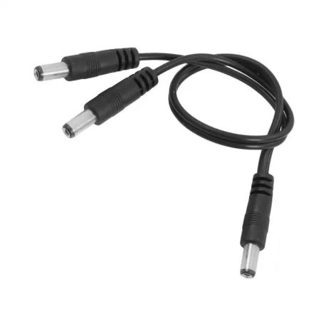 Кабель-раздвоитель DC Male на 2xDC Male 5.5x2.1mm 30cm / 0.3m Black (делитель, сплиттер) Кабель-раздвоитель DC Male на 2xDC Male 5.5x2.1mm 30cm / 0.3m Black (делитель, сплиттер)