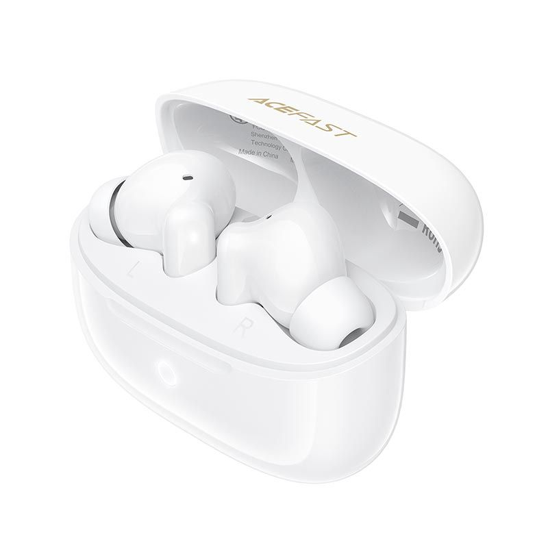 Наушники ACEFAST true wireless earbuds W7 IPX4 |BT6.0, 6/24h, 35/320mAh| white Наушники ACEFAST true wireless earbuds W7 IPX4 |BT6.0, 6/24h, 35/320mAh| white