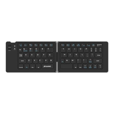 Складная беспроводная клавиатура JEQANG JB-828 Foldable Bluetooth Черный