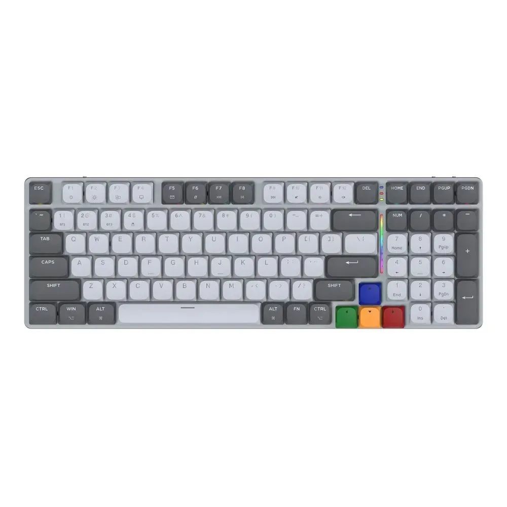 Бездротова ігрова клавіатура Fantech MAXFIT AIR99 MK916 на Brown Switch - Сірий Бездротова ігрова клавіатура Fantech MAXFIT AIR99 MK916 на Brown Switch - Сірий