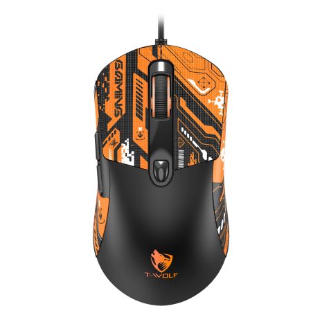 Игровая USB Мышь TWolf G550 Черно-оранжевая Игровая USB Мышь TWolf G550 Черно-оранжевая