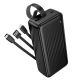 Повербанк BOROFONE BJ79B Clever power bank with 3 cables(30000mAh) Black Повербанк BOROFONE BJ79B Clever power bank with 3 cables(30000mAh) Black