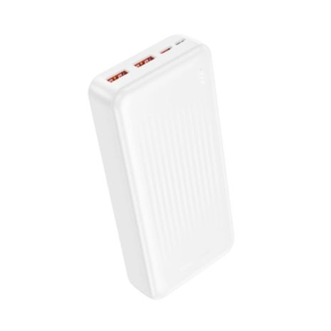 Белый повербанк BOROFONE BJ80A Clever 22.5W+PD20W, совместимый power bank (20000mAh)