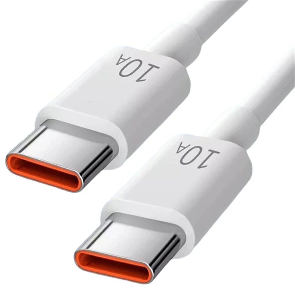 Кабель Type-C to Type-C 120w 10A 0.25m WHITE Кабель Type-C to Type-C 120w 10A 0.25m WHITE