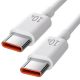 Кабель Type-C to Type-C 120w 10A 3m WHITE Кабель Type-C to Type-C 120w 10A 3m WHITE