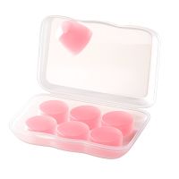 Беруши силиконовые BSCLP6C мягкие принимающие форму комплект 6шт в кейсе LIGHT PINK