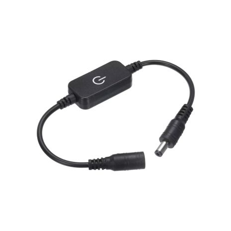 Диммер сенсорный, DC F to M (FM) 5.5- 2.1mm 12-24V 6A, с выключателем (On/Off) и регулировкой яркости, (30cm) Black Диммер сенсорный, DC F to M (FM) 5.5- 2.1mm 12-24V 6A, с выключателем (On/Off) и регулировкой яркости, (30cm) Black