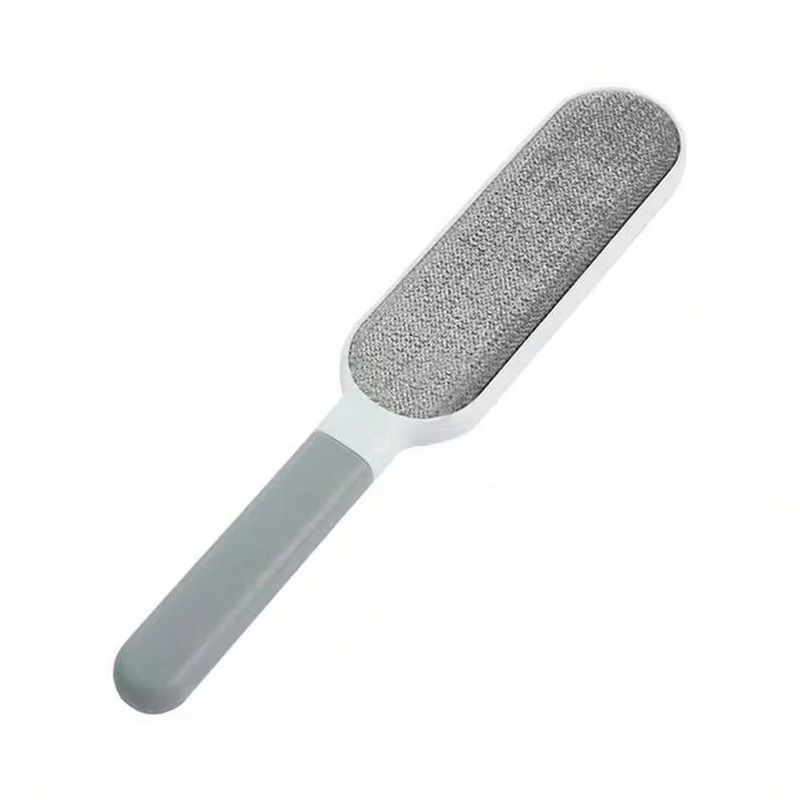 Щітка для чищення вовни та текстильних поверхонь двостороння багаторазова Grey-White Щітка для чищення вовни та текстильних поверхонь двостороння багаторазова Grey-White
