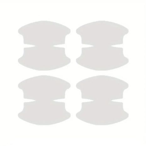 Защитная пленка под дверные ручки автомобиля универсальная 9.5x7.5 см прозрачная комплект 4шт