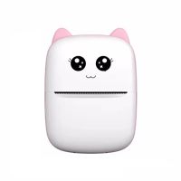 Мини-термопринтер Mini CAT BT универсальный (100x77mm) фотопленка 50mm 1200mAh Type-C Android/iOS Pink
