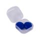Беруші силіконові м'які, що приймають форму, комплект 2шт в кейсі Blue