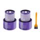 HEPA фильтры для беспроводного пылесоса Dyson V10/V11/SV12"Cyclone" (110*87mm) Purple