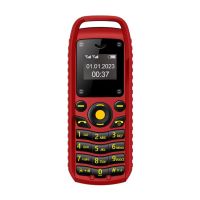 Міні телефон-гарнітура SERVO B25, 2 SIM-картки, 2G, Bluetooth, TF, 68x28x13мм, 380mAh, Red