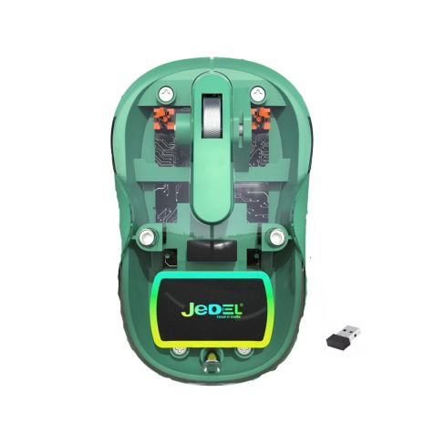 Бездротова миша Jedel WD141 transparent-green