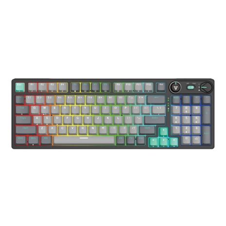 Клавиатура Игровая беспроводная Fantech ATOM PRO96 MK914 MERCURY Blue Switch Черный