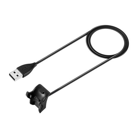 USB кабель для смарт часов Honor Band 3/ 4/ 5 черный