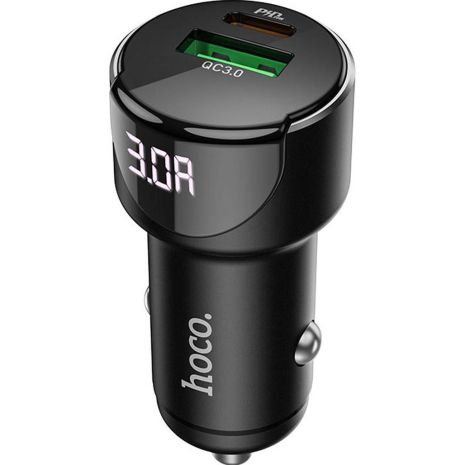 Автомобильное ЗУ Hoco Z42 PD20W+QC 3.0 Black