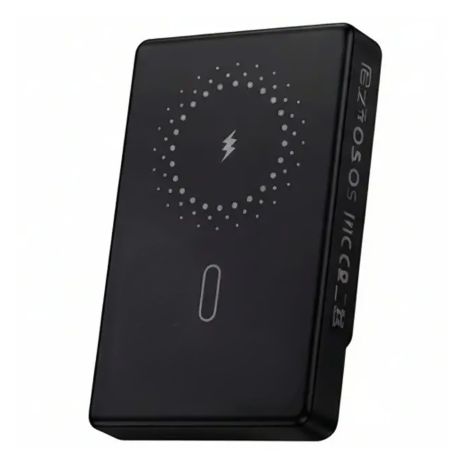 Повербанк Hoco DB102 10000mAh 22.5W магнітний з функцією бездротової зарядки + кабель black