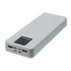 Корпус Multi-powerbank ET8, под элементы 18650 до 8 шт, 22.5W, с фонарем, белый