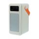 Корпус Multi-powerbank S35, под элементы 18650 до 35 шт, 22.5W, с фонарем, белый