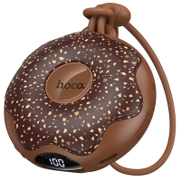 Грілка для рук Hoco J168 двостороння brown
