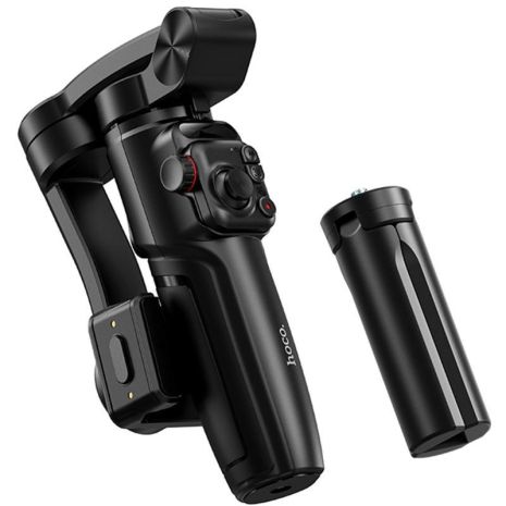 Ручной стабилизатор HOCO Three-axis intelligent gimbal K91 |App, 5h, 4.5-7"| black