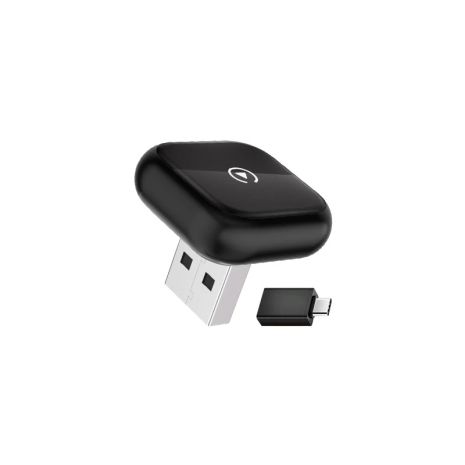 Адаптер беспроводной 2в1 для Apple Carplay/Android Auto USB/WIFI/5GHz Bluetooth 5.0 (C003K) Black