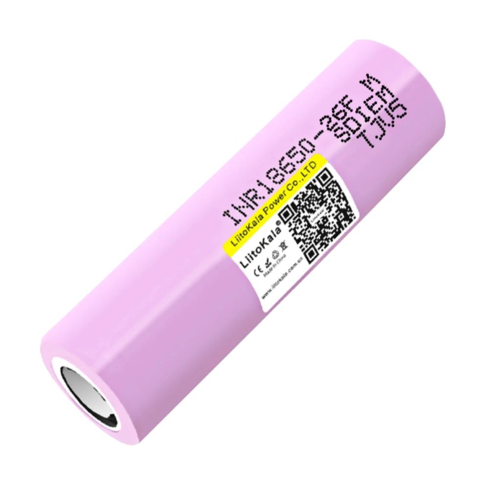 Аккумулятор LiitoKala INR18650-26F высокотоковый 3.7V 20А 2600mAh Pink Аккумулятор LiitoKala INR18650-26F высокотоковый 3.7V 20А 2600mAh Pink