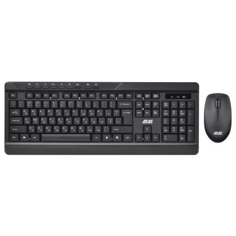 Клавиатура Беспроводная 2E MK410 black+ мышь UA UCRF