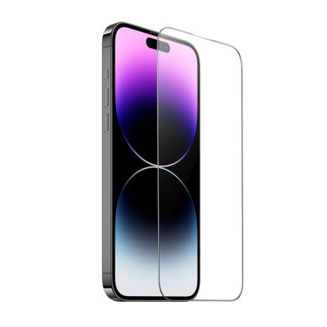 Защитное стекло HOCO A34 9D Large Arc dustproof for iPhone 15 Pro Black