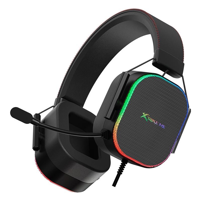 Наушники XTRIKE ME wired headset GH-606 |3.5mm*1+USB, RGB| black Наушники XTRIKE ME wired headset GH-606 |3.5mm*1+USB, RGB| black