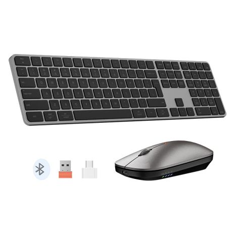 Набор Meetion Wireless Combo ikey C230 2-in-1 (keyboard+mouse) |BT/2.4G| (UA/ru/EN Layouts) black