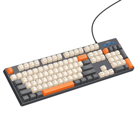 Клавіатура HOCO Murphy 3-color wired keyboard GM61 (english version) | 104 keys | grey