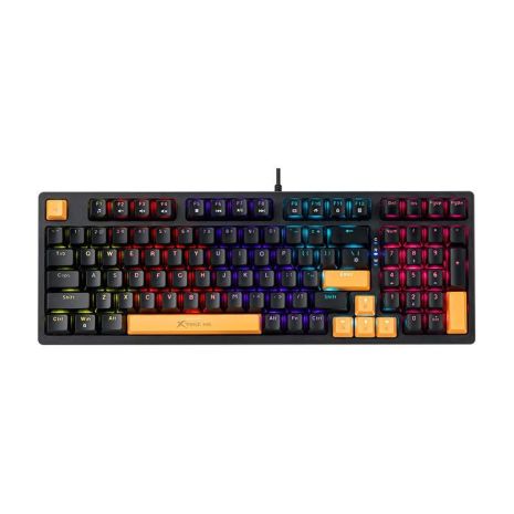 Клавіатура XTRIKE ME механічна wired keyboard GK-997 |98 Keys, RGB, EN Layout| black