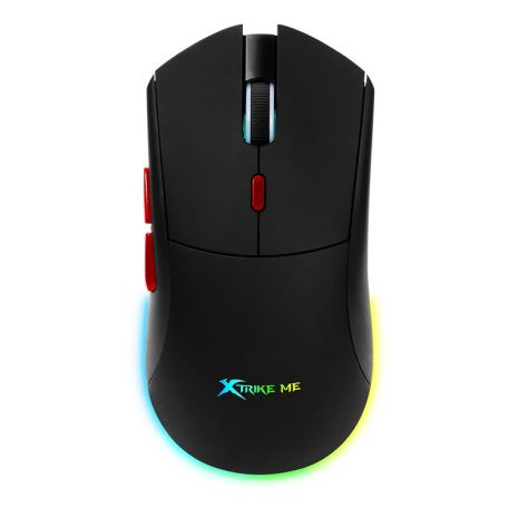 Мышь XTRIKE ME wireless mouse GW-613 2.4G/BT5.4/Type-C, 800-10000DPI, 6 Buttons| black