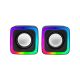 Акустика для ПК XTRIKE ME Wired Speaker SK-201 |3Wx2, 3.5mm+USB, RGB| black Акустика для ПК XTRIKE ME Wired Speaker SK-201 |3Wx2, 3.5mm+USB, RGB| black