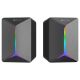 Акустика для ПК Meetion Wired Meetion Speaker MT-SP2011 | AUX + USB, 3W * 2, RGB | black