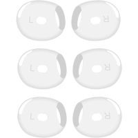 Антиковзні накладки для навушників Airpods 4 (комплект 3 пари), White