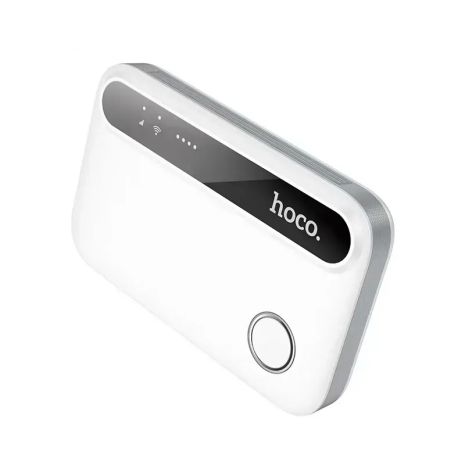 4G портативный роутер HOCO Mobile portable WiFi HI41 (Europe Asia and Africa) |2.4G, 3h| white
