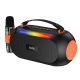 Акустика-караоке HOCO Cool portable BT дисплей з одним мікрофоном DS64 |BT5.3, TWS, 30W| black