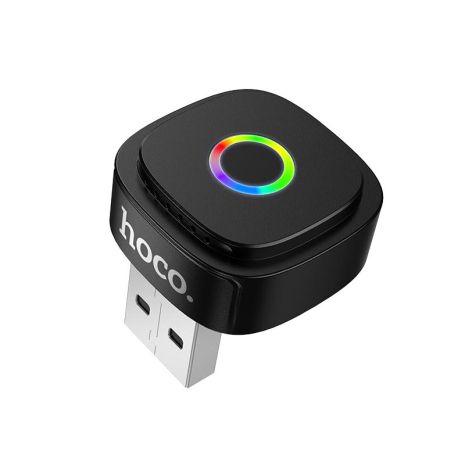 Адаптер CarPlay Hoco DUP10 mini автомобильный беспроводной black
