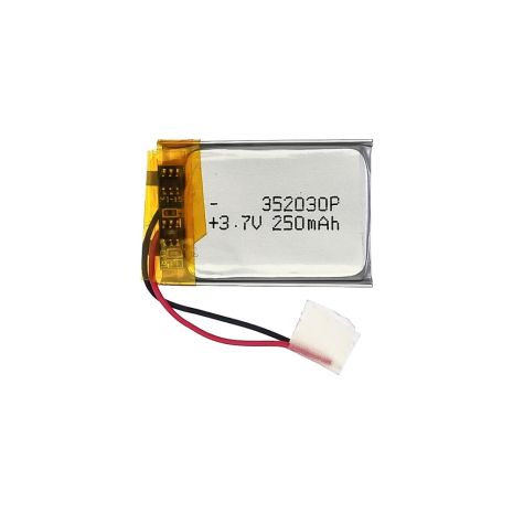 Аккумулятор 352030P универсальный с контроллером, 3,5 х 20 х 30 мм (250 mAh)/ для TWS наушников, Bluetooth гарнитур, MP3 плееров