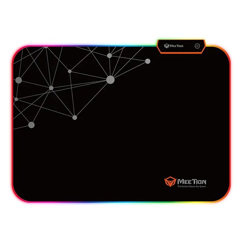 Килимок для миші MeeTion Backlit Gaming Mouse Pad RGB MT-PD120 black Килимок для миші MeeTion Backlit Gaming Mouse Pad RGB MT-PD120 black