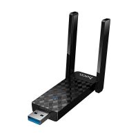 Wi-fi адаптер Hoco HI34 USB 600Mbps 3dBi 2 антены чёрный