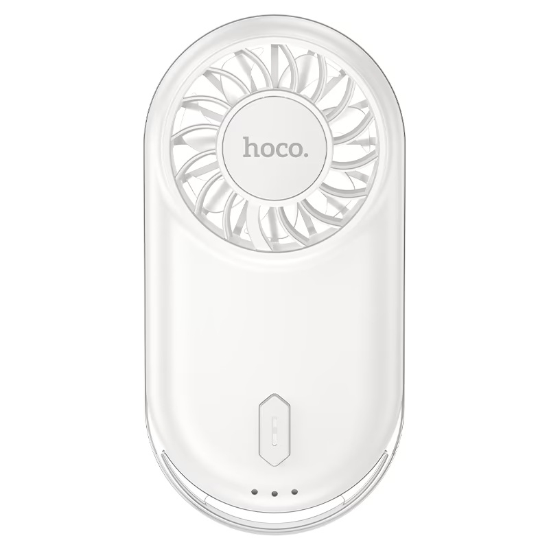 Вентилятор Hoco ultra-thin pocket fan HX611 |3 Levels, 50dB, 1-2.5h| Milky white Вентилятор Hoco ultra-thin pocket fan HX611 |3 Levels, 50dB, 1-2.5h| Milky white