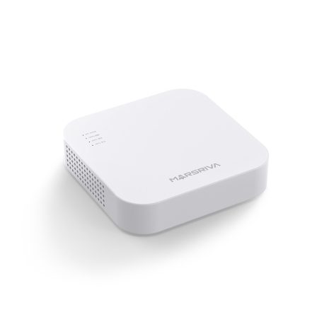 ДБЖ (Mini UPS) для роутера MARSRIVA KP4 MAX 20000mAh (18W; Output DC 12/9/5V; USB-A; USB-C) white