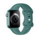 Ремінець HOCO iWatch WA15 Flexible series 8-character buckle solid color silicone strap (42/44/45/49mm) Pine Green Ремінець HOCO iWatch WA15 Flexible series 8-character buckle solid color silicone strap (42/44/45/49mm) Pine Green