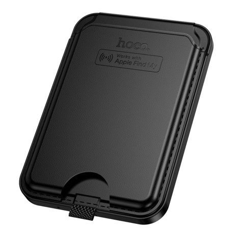 Поисковый трекер многофункциональный HOCO Tiger smart anti-lost magnetic card holder (rechargeable) E91I black