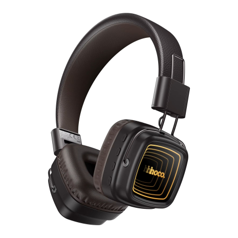 Наушники HOCO W72 Earl Ⅲ abyss mirror BT headphones |BT6.0/AUX, 25h| brown
